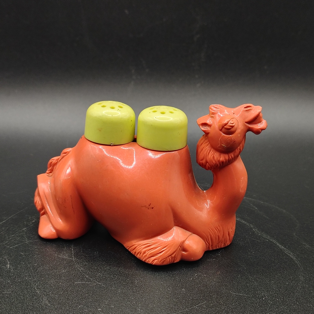 Orange Camel Salt and Pepper Shakers